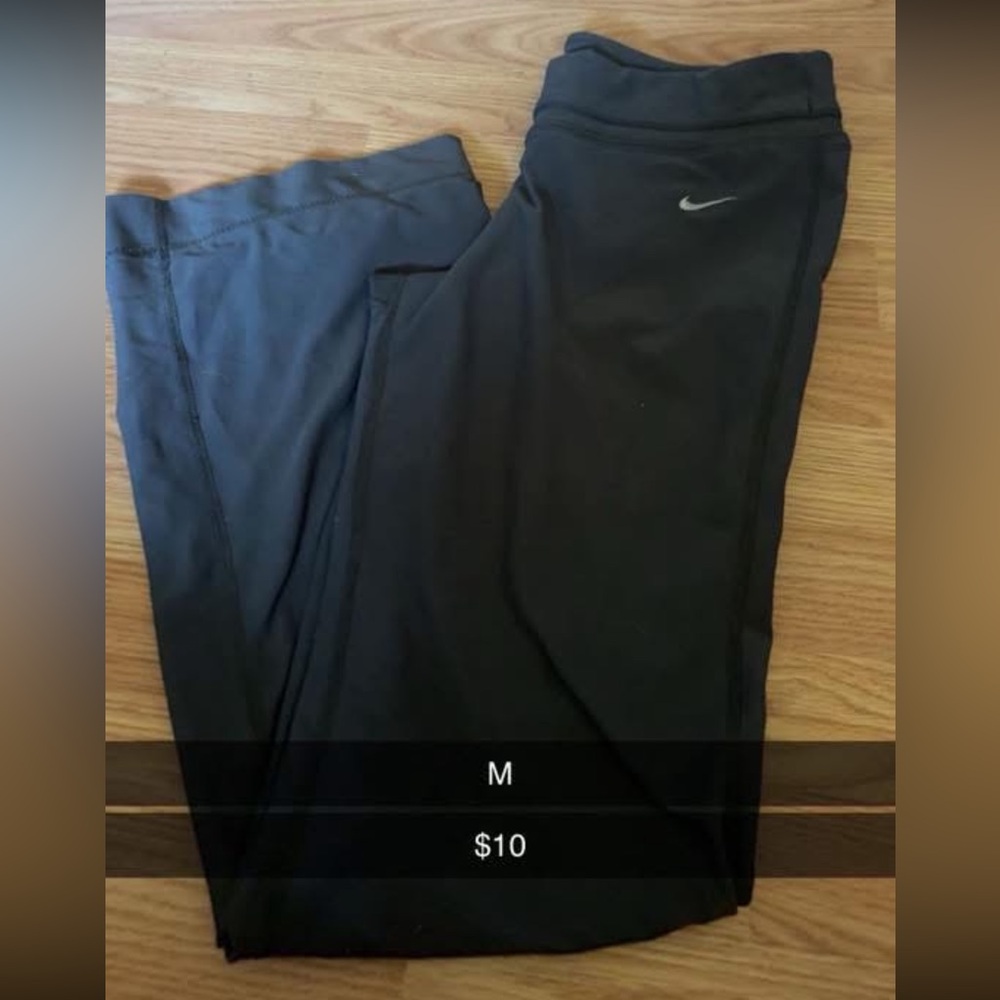 Nike black wide leg Leggings